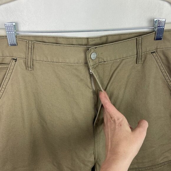 NEW Carhartt Double Front Pants Tanami Beige Size 34 x 32 Cotton‎ Contrast Pant - Picture 6 of 11